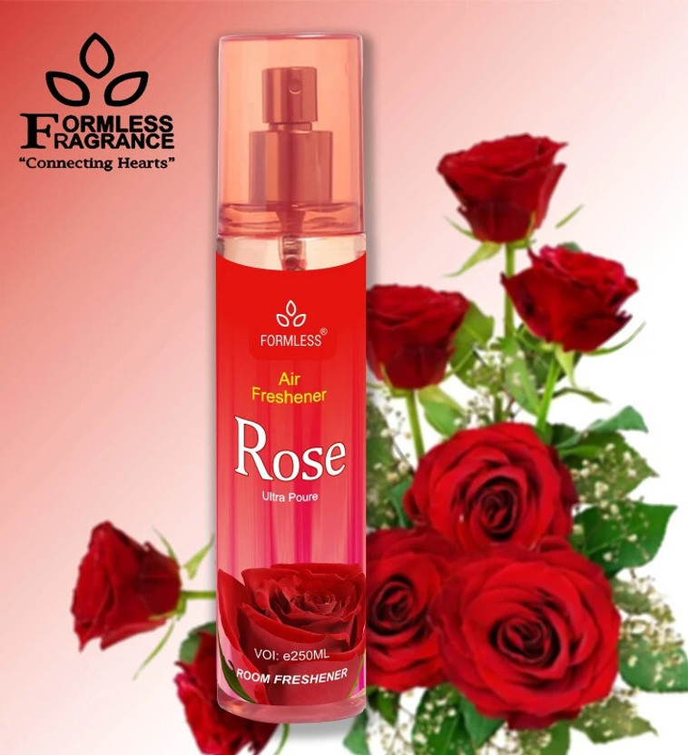 FORMLESS Air Freshener Rose 250ml Car Freshener Spray Air Freshener Rose 250ml Spray(250 ml)