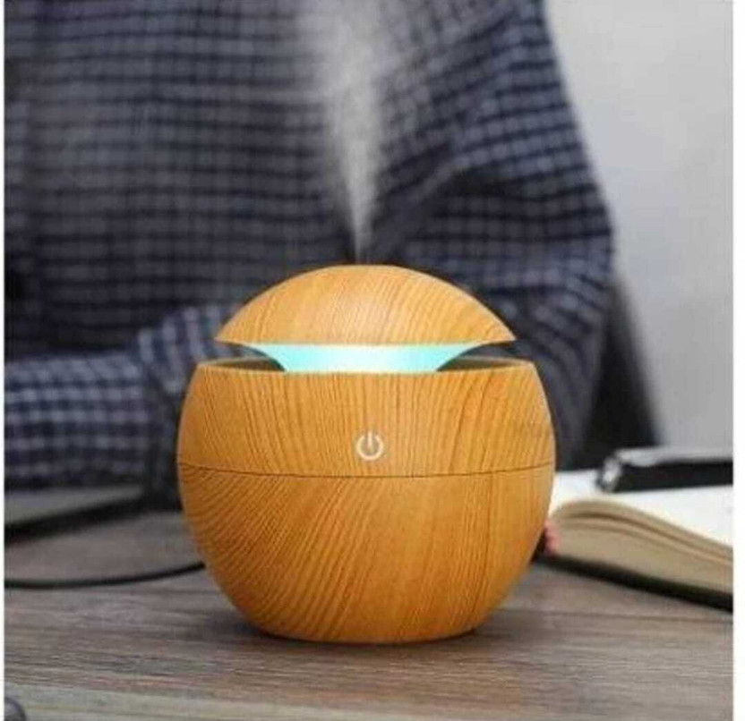The ST Hive good Diffuser Wood Grain Ball Humidifier(1 Units)