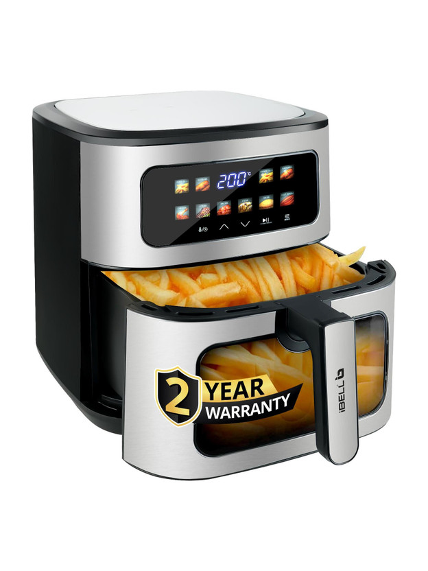iBELL iBELL AEROFRY800 Air Fryer,1800W, 10 Preset, Heavy duty, Touch screen, Dishwasher Safe Air Fryer(8 L) - Flipkart Deal