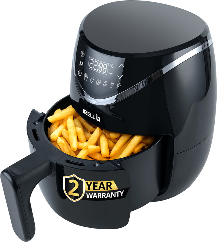 iBELL iBELL Air Fryer 3.2L, 6 Preset Cooking Modes, Advanced Timer, Feather Touch Control Air Fryer(3 L) - Flipkart Deal