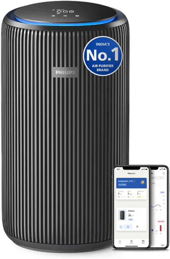 PHILIPS AC4221/61 Portable Room Air Purifier(Dark Metallic)