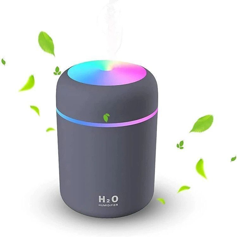 sanbhav Colorful Cool Mist Mini Humidifier – USB Powered for Bedroom, Office & Car Use Portable Room Air Purifier(Multicolour)