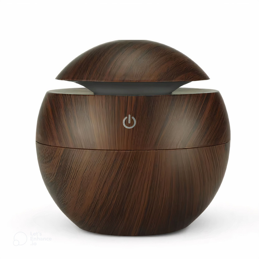 Nexila Wood Humidifiers Essential Oil Diffuser Aroma Air with Colorful Change Portable Room Air Purifier(multicolor)