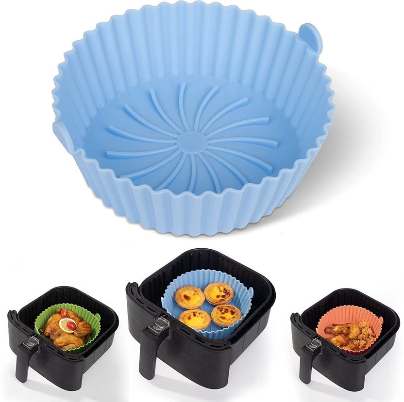 RuHaNest RuHaNest NEW26-6.8 inch Reusable Silicone Pot Non-Stick Silicone Airfryer Tray Airfryer Tray - Flipkart Deal