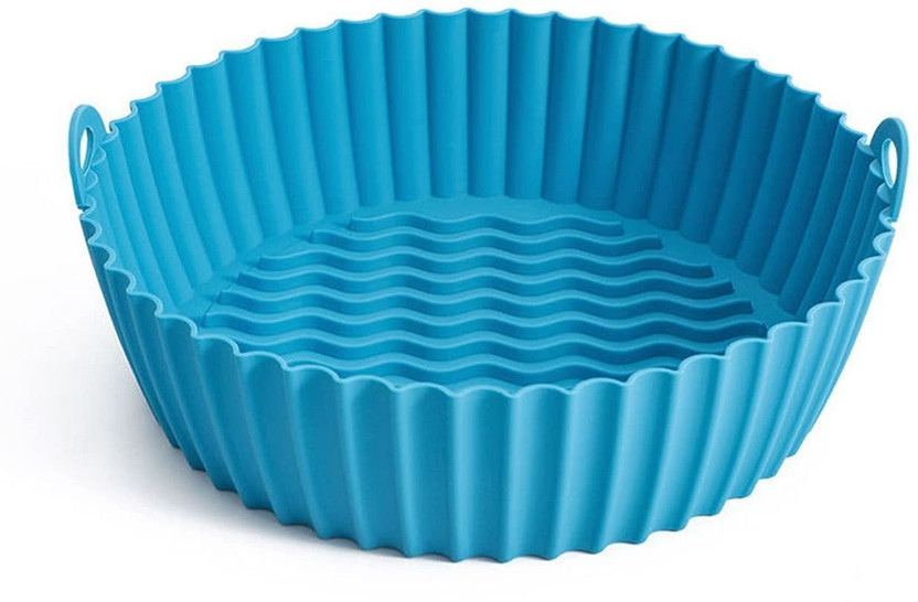 RuHaNest NEW26-Blue Silicon Tray Airfryer Tray