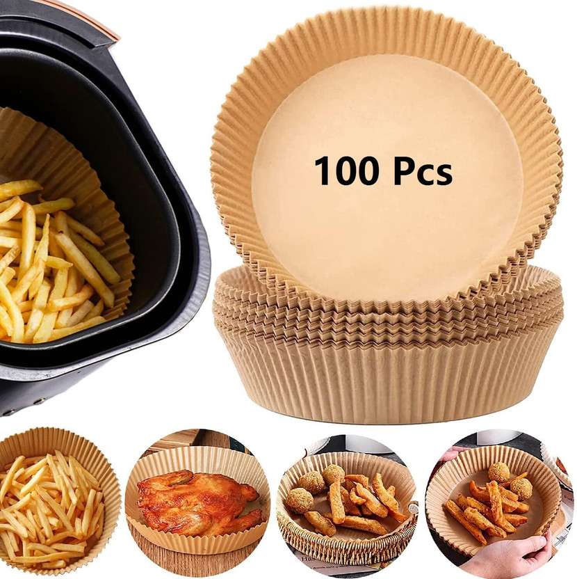 ZORIADA AIR-FRYER-PAPERS Kitchen Tool Set(Wodden, Baking Tools)
