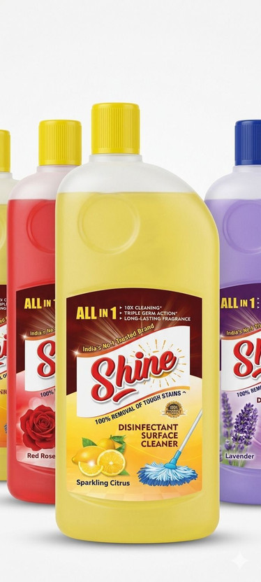 Shine Cleaning Products Shine Floor Cleaner – Sparkling Clean & Fresh Fragrance(1 L)