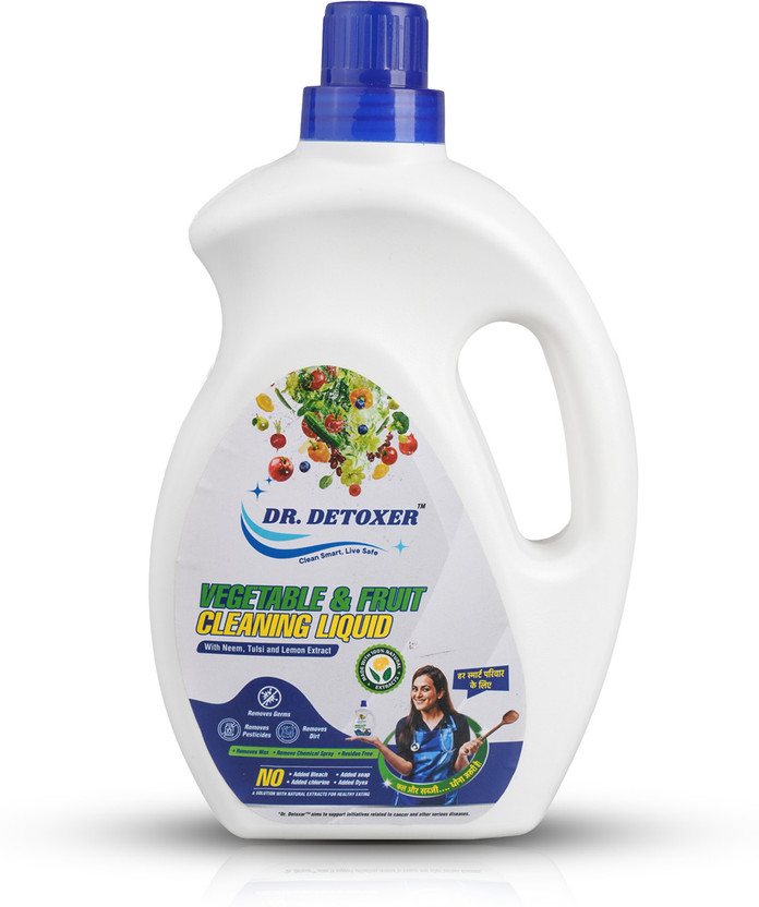 DR. DR. DETOXER DR. DETOXER Fruits and Vegetables Cleaning Liquid made with 100% Natural Extract(440 ml) - Flipkart Deal