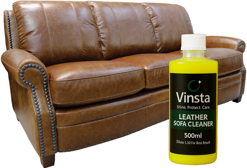 VINSTA Professional Leather Sofa Cleaner Liquid | Cleans, Shines Leather Surfaces(500 ml)