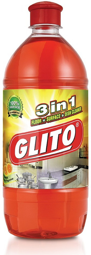 GLITO 3 in 1 Multipurpose Floor, Surface, Dish Cleaner | Suitable for All Floor Clean(1000 ml)