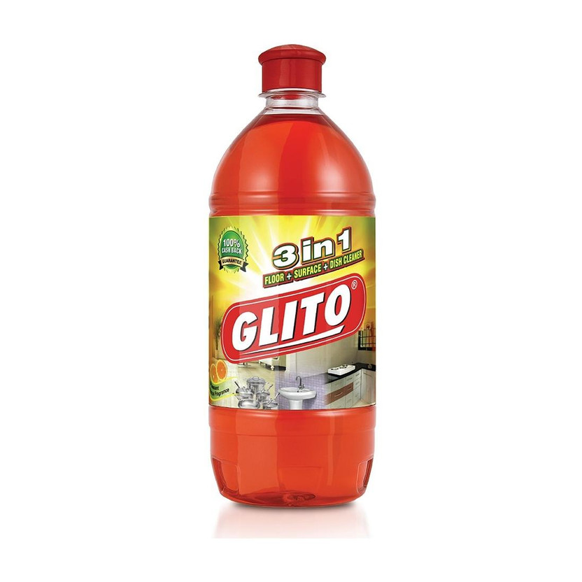 GLITO 3 in 1 Multipurpose Floor, Surface, Dish Cleaner | Suitable for All Floor Clean(1000 ml)