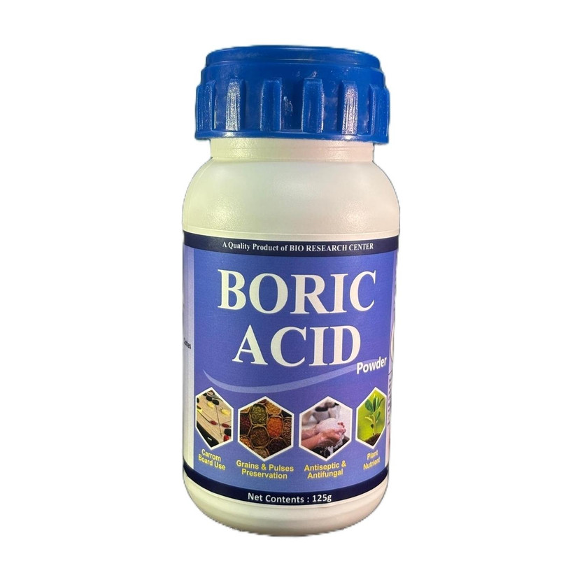 Bio Research Center Boric Acid Powder, 125g Pure Grade.(125 g)