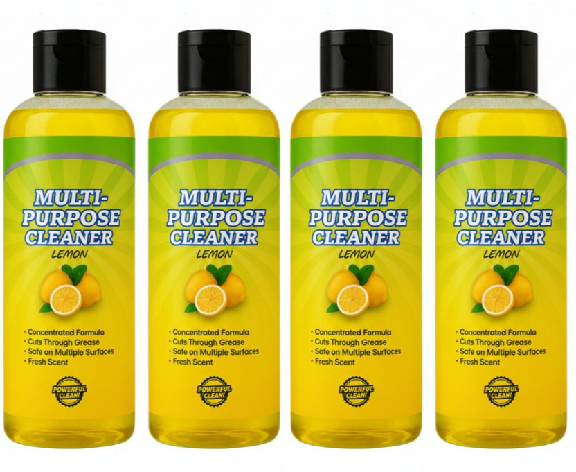 VisioneX Lemon Flavor All-in-One Cleaner | Safe for Multiple Surfaces(400 ml)