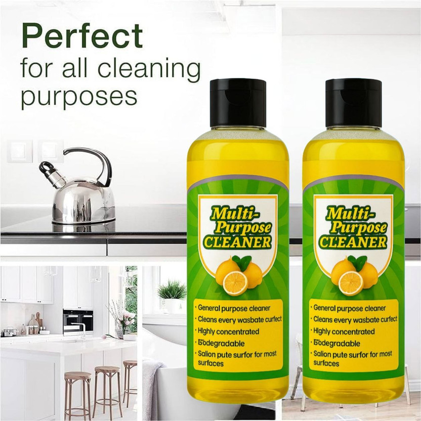 VisioneX Multipurpose Cleaning Lotion Concentrated & Lemon Flavored Cleaner(200 ml)