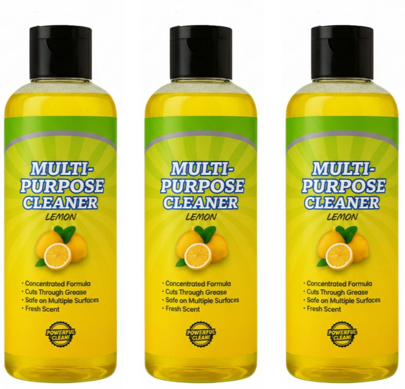 ZAWOK Multi-Surface Cleaner – Natural Lemon | Concentrated, Eco-Friendly(300 ml)