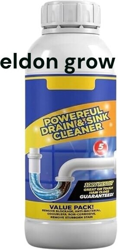 eldon eldon grow Fast Sink Drain Cleaning 100ml Liquid Drain Opener(148 ml) - Flipkart Deal