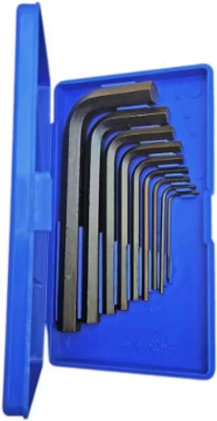 HARSHVANI 9pcs Allen key set for bike, car, cycle, heavy vehicles and machinery Allen Key Set