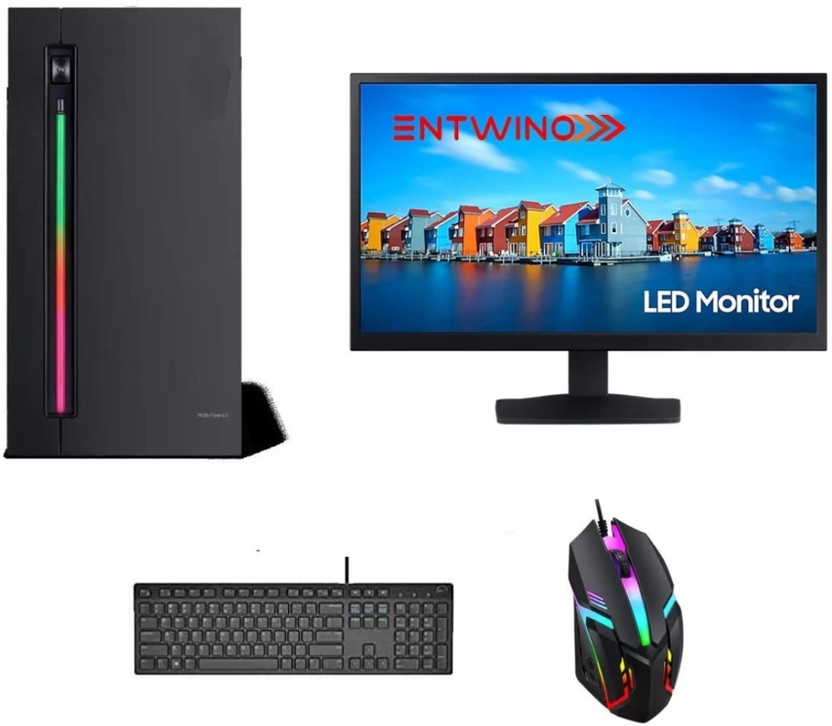 Sharma infosys gaming pc GT all in one Core i5 (6th Gen) (16 GB DDR4/1 TB/Windows 11 Home/4 GB/18.5 Inch Screen/GTi5)(Black, Red, Green)