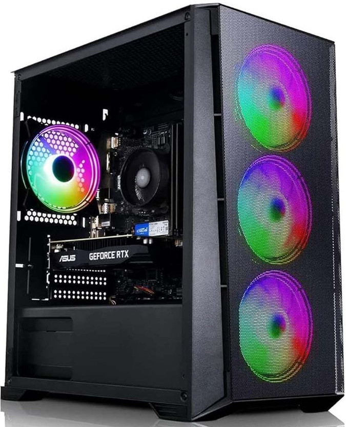 ZEB CORA G RYZEN 3 3200G GAMING CPU AMD RYZEN 3 3200G (16 GB RAM/RX 550 Graphics/1 TB Hard Disk/256 GB SSD Capacity/Windows 11 Home (64-bit)/4 GB Graphics Memory) Gaming Tower