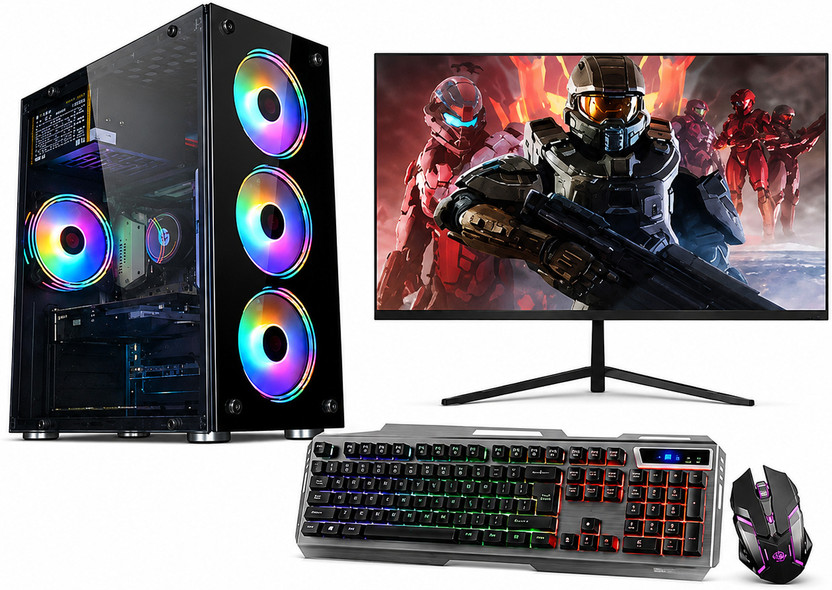 SGI SGI GAMING/OFFICE/STUDENT Series Core i5 (16 GB Unified/512 GB SSD/Windows 11 Home/2GB/20 Inch Screen/Desktop Computer PC Set) with MS Office(Black, 30.5 cm x 39.5 cm x 9.77 cm, 3.2 kg) - Flipkart Deal