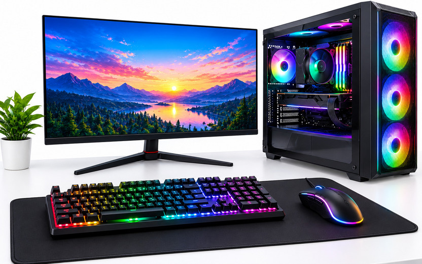 Systmbott multicolour Core i5 (16 GB Unified/500 GB/128 GB SSD/Windows 10 Pro/19 Inch Screen/GamingRace) with MS Office(Multicolor, 50 cm x 50 cm x 50 cm, 5 kg)