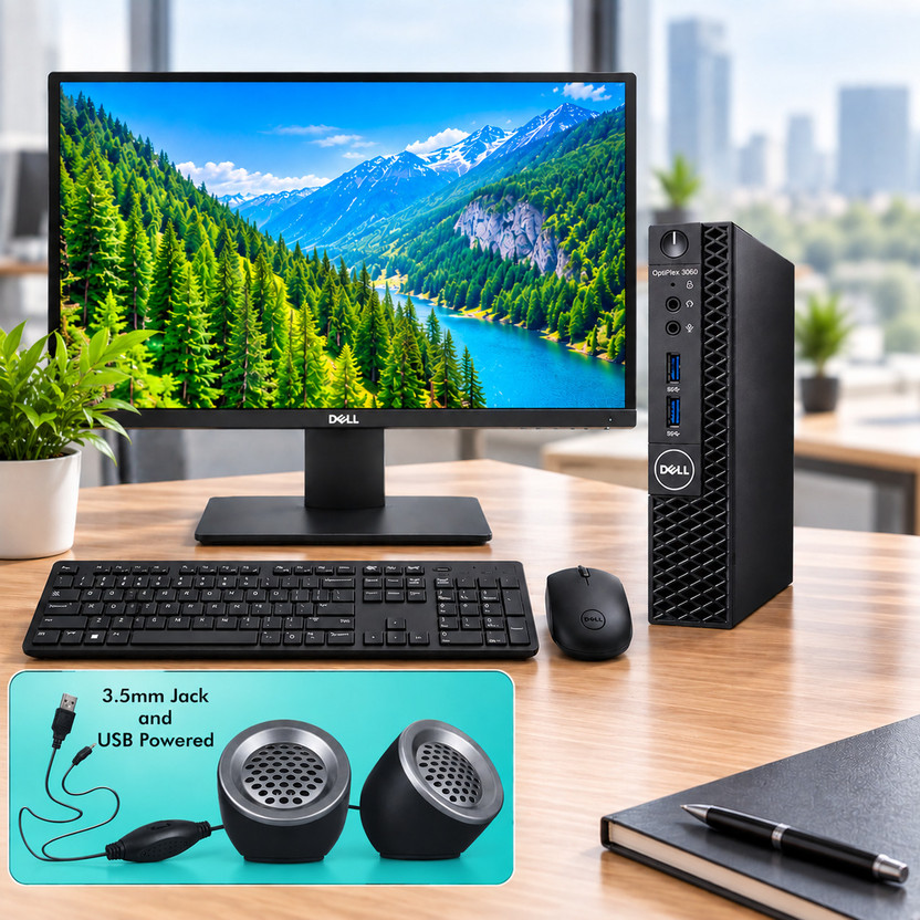 Dell DELL intel Core i5 (8th Gen) (8 GB DDR4/256 GB SSD/Windows 11 Home/22 Inch Screen/SE2225HM) with MS Office(Black, 25 cm x 30 cm x 20 cm, 7 kg) - Flipkart Deal