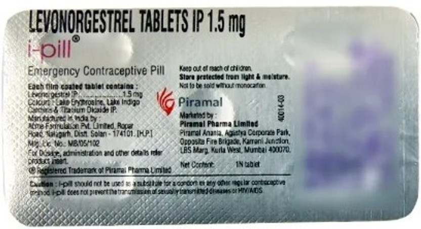 i-pill i-pill Emergency Contraceptive Pill Tablets(1 Units) - Flipkart Deal