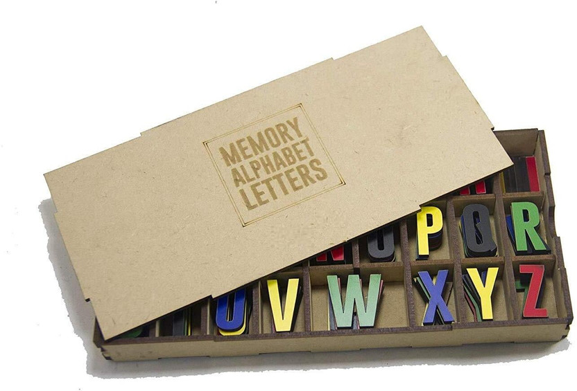 KNOSPERIA KNOSPERIA Premium ABC Learning Toy - 3D Wooden Alphabet Letters with Tray(Multicolor) - Flipkart Deal