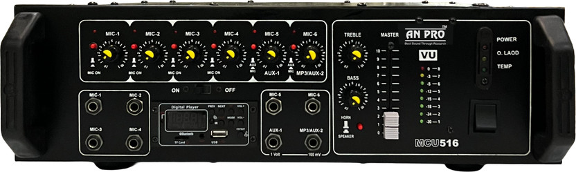 Anpro MCU516 550 W AV Control Amplifier(Black)