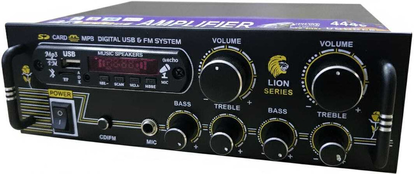 RED WORLD 9001 AUDIO AMPLIFIER DABAL IC 4440 HOME ADIUO 220 W AV Control Amplifier(Black)