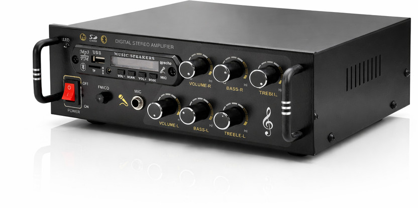 EURO SOUND Sound Machine,Bass Treble & Volume, Remote BT/USB/SD Card Amplifier Home FMRadio 160 W AV Power Amplifier(Black)