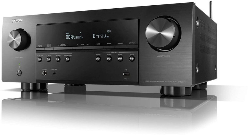 DENON AVR-S960H - 7.2 Ch Dolby Atmos AV Receiver 8K With HEOS Built 90 W AV Control Receiver(Black)