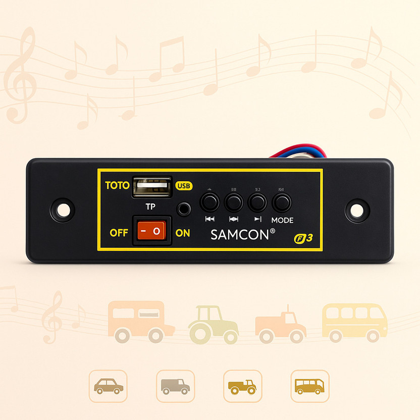 ots world Bluetooth/FM Music Stereo Amplifier, Support 8-inch Speaker/Car/Auto-Toto 220 W AV Power Amplifier(Multicolor)