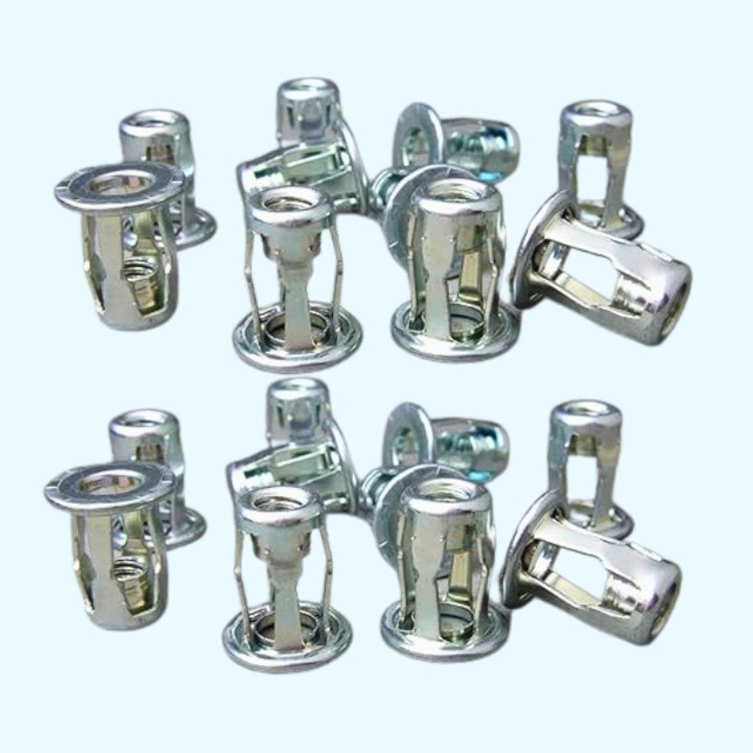 Satco Hollow Metal Cavity Fixing Hollow Door Anchor,Door Extra Short Hollow Pack Of 20 Toggle Wing Bolts(1.83 cm)