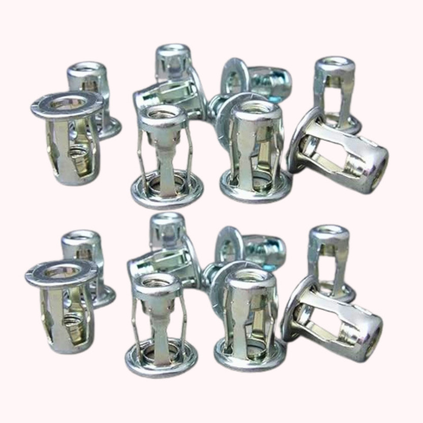 Satco Hollow Metal Cavity Fixing Hollow Door Anchor,Pack Of 20 Toggle Wing Bolts(2.1 cm)