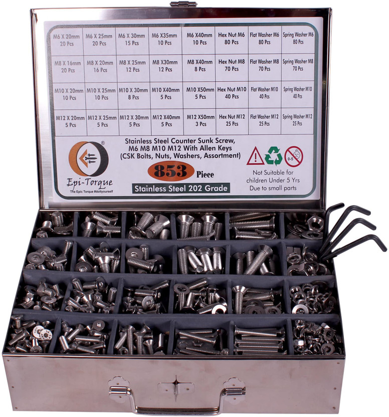 Epi-Torque Epi-Torque SS2CSKBM853 Concrete Screws(33.6 cm) - Flipkart Deal