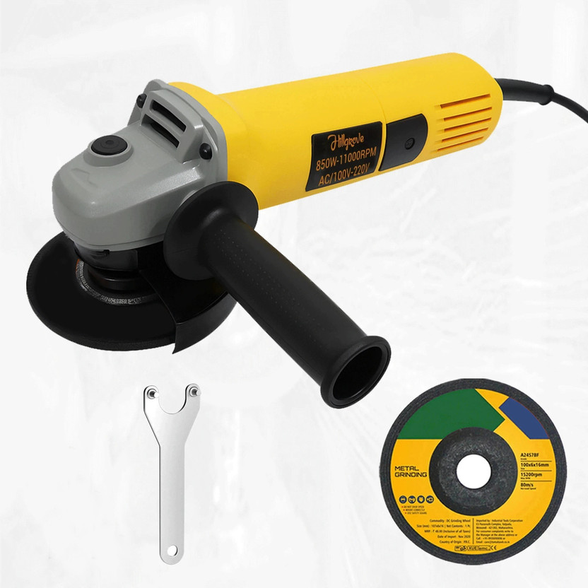 Hillgrove HGANG1B1M1 Angle Grinder(100 mm Wheel Diameter)