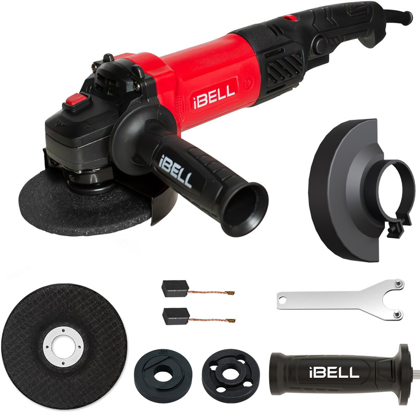iBELL IBL AG25-06 Heavy Duty Angle Grinder, 1100W, 11000 RPM Variable Speed, 5-inch Angle Grinder(125 mm Wheel Diameter)