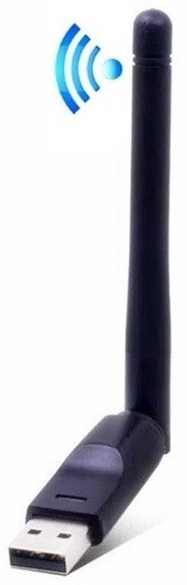 GoodsBazaar SOLID Dilos Wi-Fi Adaptor USB Dongle Antenna for Set-Top Box / Laptop / Computer Electronic Components Electronic Hobby Kit