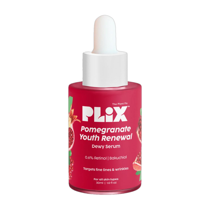 The Plant Fix Plix Pomegranate 0.6% Retinol & 0.2% Bakuchi Oil Face Serum(30 ml)