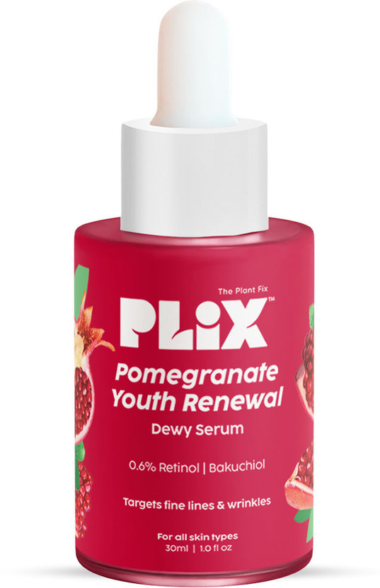 The Plant Fix Plix Pomegranate 0.6% Retinol & 0.2% Bakuchi Oil Face Serum(30 ml)