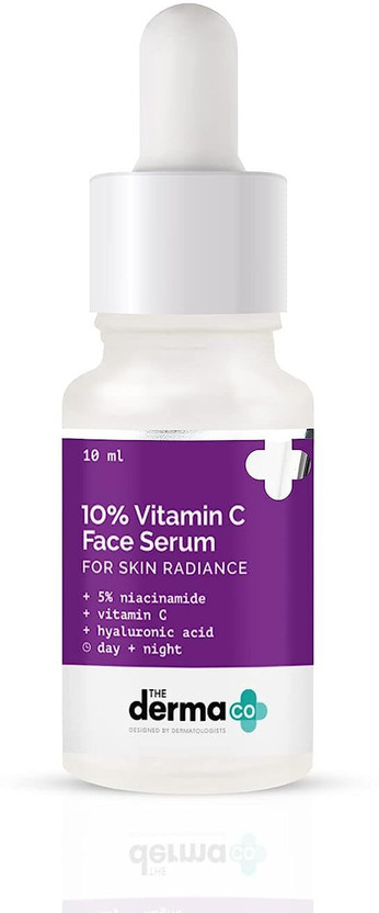 The Derma Co 10% Vitamin C Face Serum for Radiant Skin with 5% Niacinamide & Hyaluronic Acid(10 ml)
