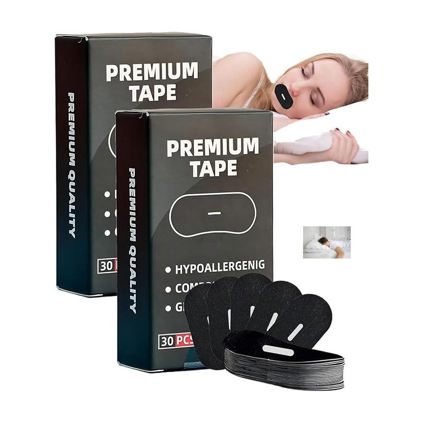 SHINGALA Hypoallergenic Sleep Mouth Tape Anti Snoring Strips for Better Sleep Night Anti-snoring Device(Mouthpiece)