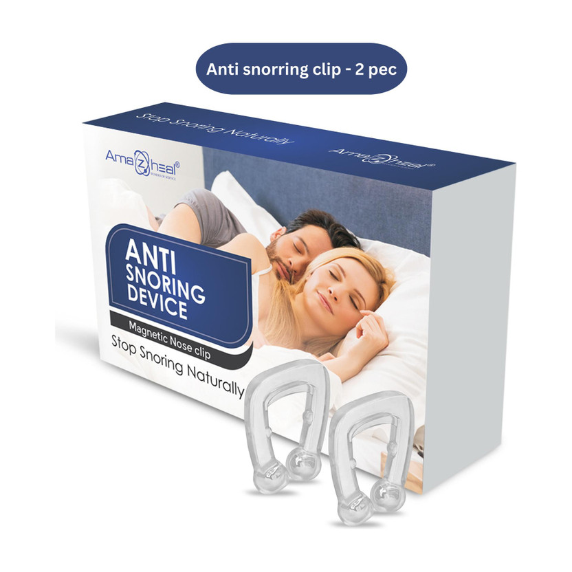 Amazheal Amazheal Anti Snoring Device for Men Women Relieves Nasal Better Sleep (Pack of 1) Anti-snoring Device(Nose Clip) - Flipkart Deal