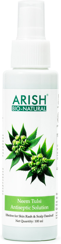 ARISH BIO-NATURAL Neem Tulsi Antiseptic solution Antiseptic Spray(100.0 ml x Pack of 1)