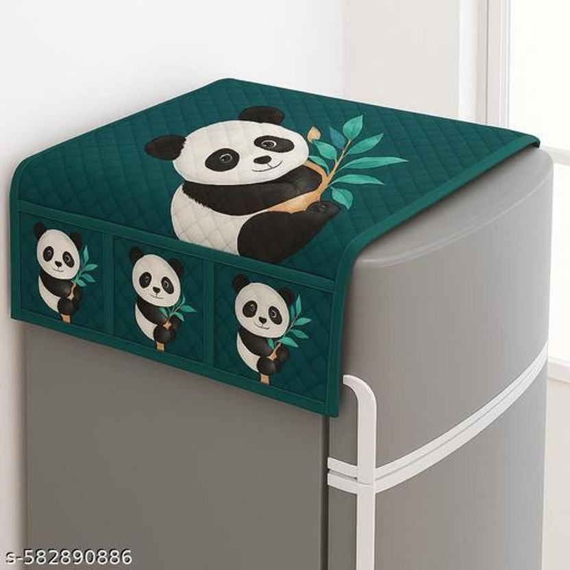 FRC FRC Decor Refrigerator  Cover(Width: 53 cm, Blue) - Flipkart Deal