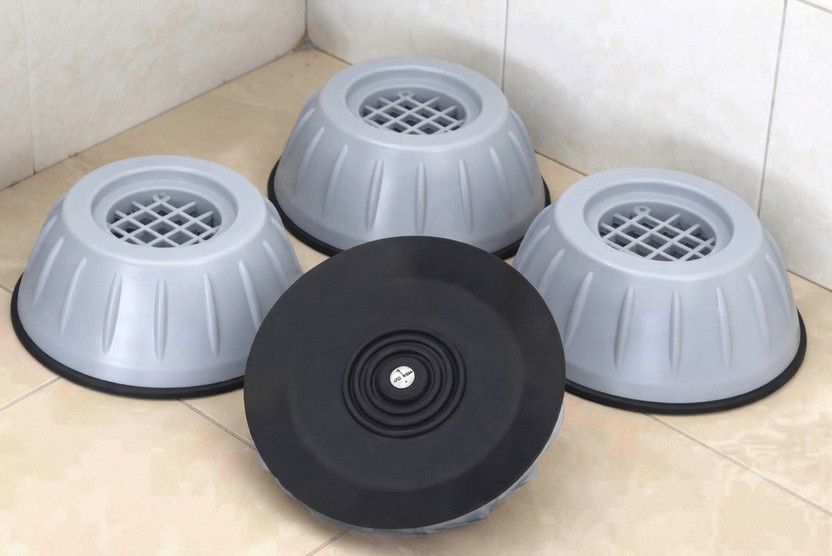 huda studio Universal Washing Machine Anti Vibration Foot Pads Pack of 4 Appliance Knob