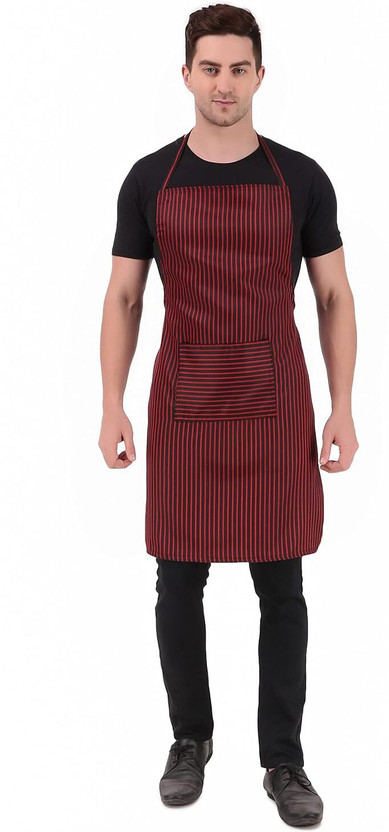 Kodenipr Club Blended Chef's Apron - Free Size(Red, Single Piece)