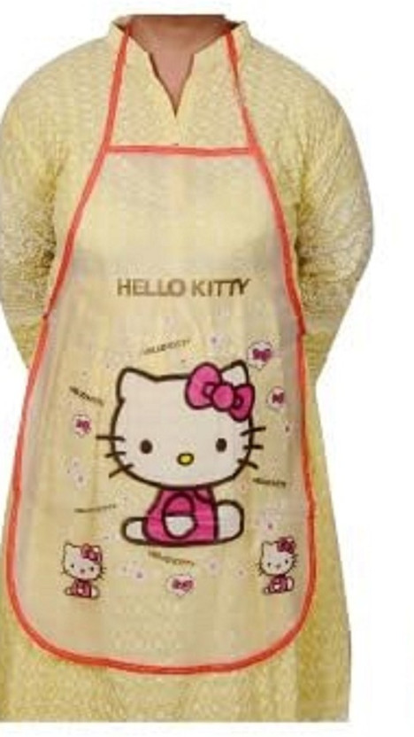 SUNVIKA House Polyester Chef's Apron - Free Size(Multicolor, Pack of 3)