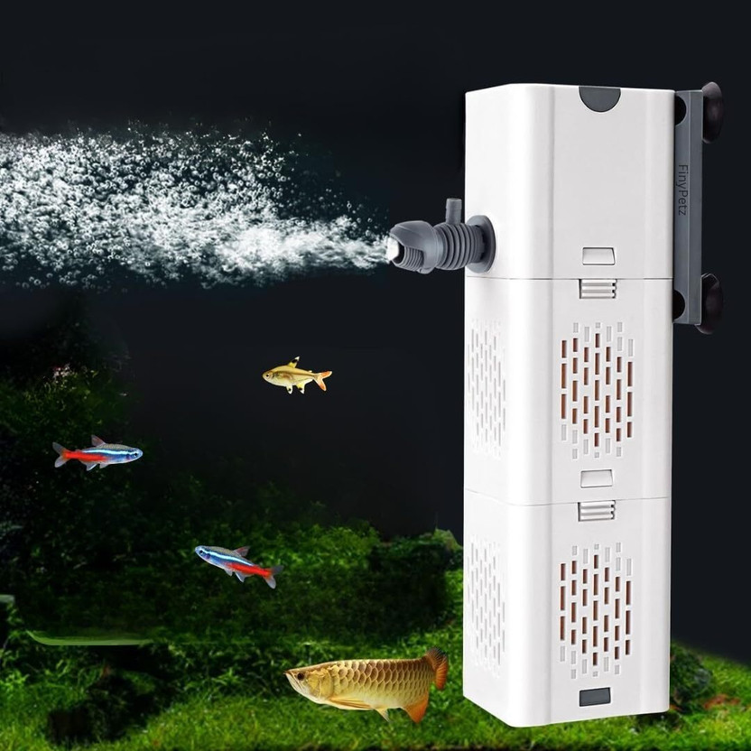 FinyPetz Sunsun XQP Series XQP-1000F Fish Tank Internal Filter 15W 1000 L/H Power Aquarium Filter(Mechanical Filtration for Salt Water and Fresh Water)